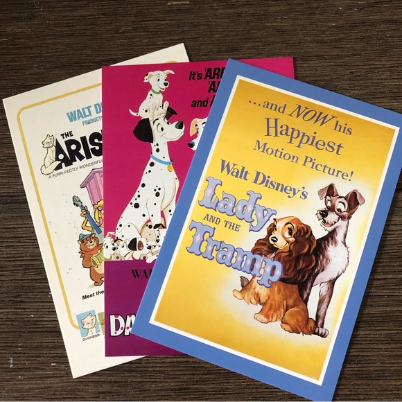 Disney Office Disney Classic Movie Poster Postcards Disney Animals